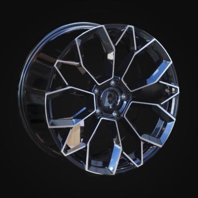 Wheel R21x10J  5X130  ET  50  71.6  H5083  Black Polished (MB)  For PORCH  (P1)