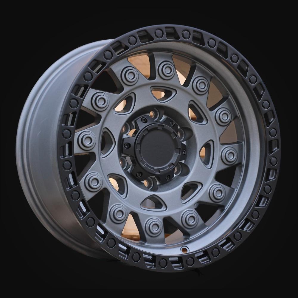 Wheel R17x9J  6X139.7  ET  0  110.1  H974D  Gun Metal+Matt Lip (GMML)  For 4X4  (Z5)  (FUEL Style)
