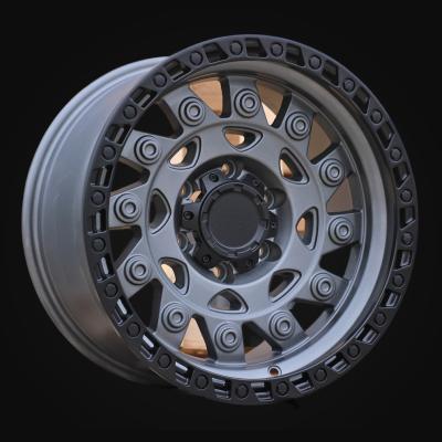 Wheel R17x9J  6X139.7  ET  0  110.1  H974D  Gun Metal+Matt Lip (GMML)  For 4X4  (Z5)  (FUEL Style)