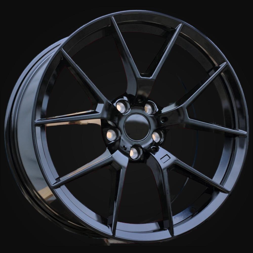 Wheel R20x9.5J  5X112  ET  38  66.6  HE761  (IN5342)  Black (BL)  For BMW  (K3)  (Rear+Front)
