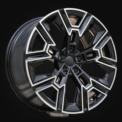 Wheel R20x10J  5X112  ET  46  66.6  HF5220  Black Polished+Black Insert (MBB)  For BMW  (K8)  (HYBRID FORGED Black insert Rear+Front)