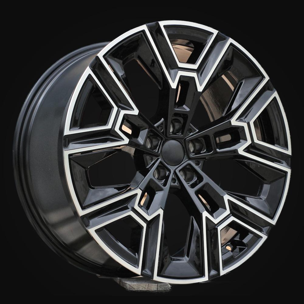 Wheel R20x8.5J  5X112  ET  28  66.6  HF5220  Black Polished+Black Insert (MBB)  For BMW  (K8)  (HYBRID FORGED Black insert Rear+Front)