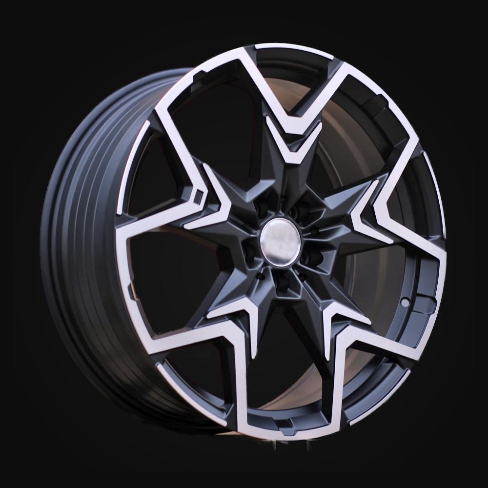 Wheel R20x8J  5X112  ET  46  66.6  HF5223  Black Polished Half Matt (MBHM)  For BMW  (Z5)  (HYBRID FORGED)