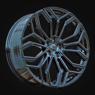 Wheel R22x10J  5X120  ET  38  72.6  HF5225  Satin Black (SB)  For LAND  (Z5)  (HYBRID FORGED)