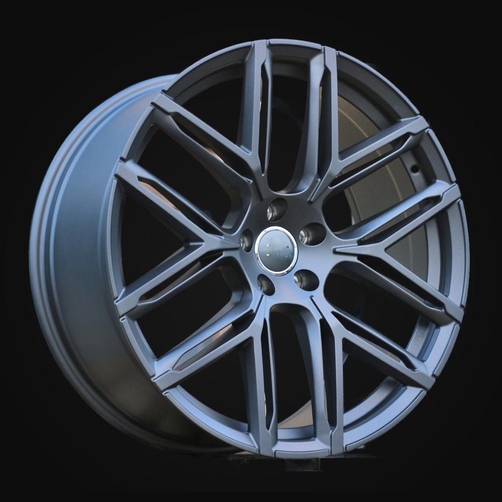 Wheel R21x9.5J  5X112  ET  30  66.5  HF736  (FB734)  Grey Polished Matt (MGM)  For AUD  (K8+Z6)  (HYBRID FORGED)
