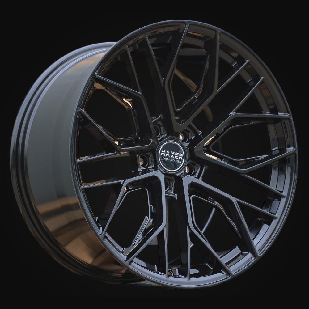Wheel R20x10.5J  5X112  ET  20  66.5  HX015JF  (3S5981)  Black (BL)  For HAXER  (K4)  (HYBRID FORGED)