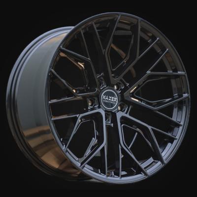 Wheel R20x10.5J  5X112  ET  20  66.5  HX015JF  (3S5981)  Black (BL)  For HAXER  (K4)  (HYBRID FORGED)