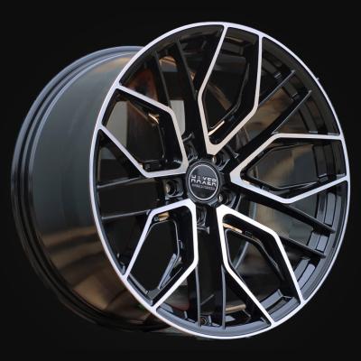 Wheel R19x9.5J  5X112  ET  20  66.5  HX015JF  (3S5981)  Black Polished (MB)  For HAXER  (K4)  (HYBRID FORGED)