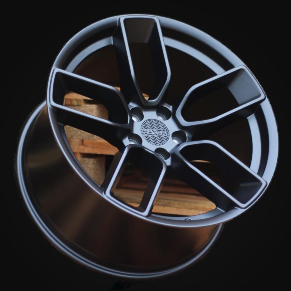 Wheel R20x9J  5X115  ET  20  71.5  HX031J  Black Half Matt (BLHM)  For HAXER  (P2)  (Rear+Front)