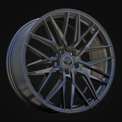 Wheel R20x8.5J  5X114.3  ET  40  73.1  HX035J  (B5902)  Black Half Matt (BLHM)  For HAXER  (Z7)