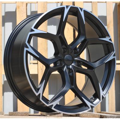 Ratlankis R18x8J  5X112J  ET  40  57.1  I5572  (FBX220J)  Black Polished Half Matt (MBHM)  For CUPRA  (Z5+K8+Z6)  (HYBRID FORGED)