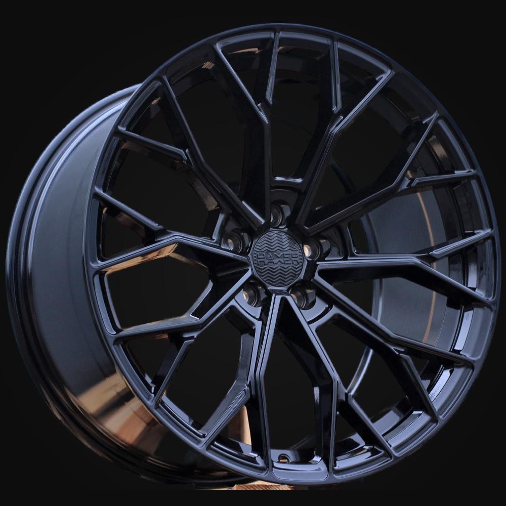 Wheel R20x9J  5X112  ET  31  66.5  HX039J  Black (BL)  For HAXER  (P)  (Rear+Front)