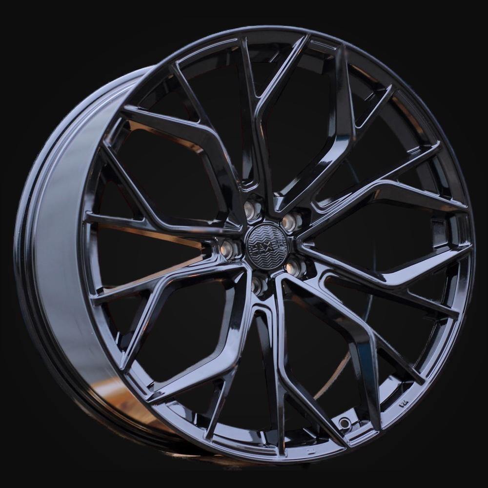 Wheel R18x8J  5X112  ET  35  66.5  HX041J  Black (BL)  For HAXER  (P2+Z3)