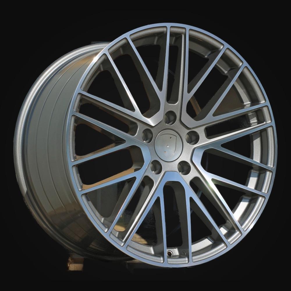 Wheel R21x9.5J  5X130  ET  69  71.6  I0375  Grey Polished (MG)  For PORCH  (Z5)  (Rear+Front)