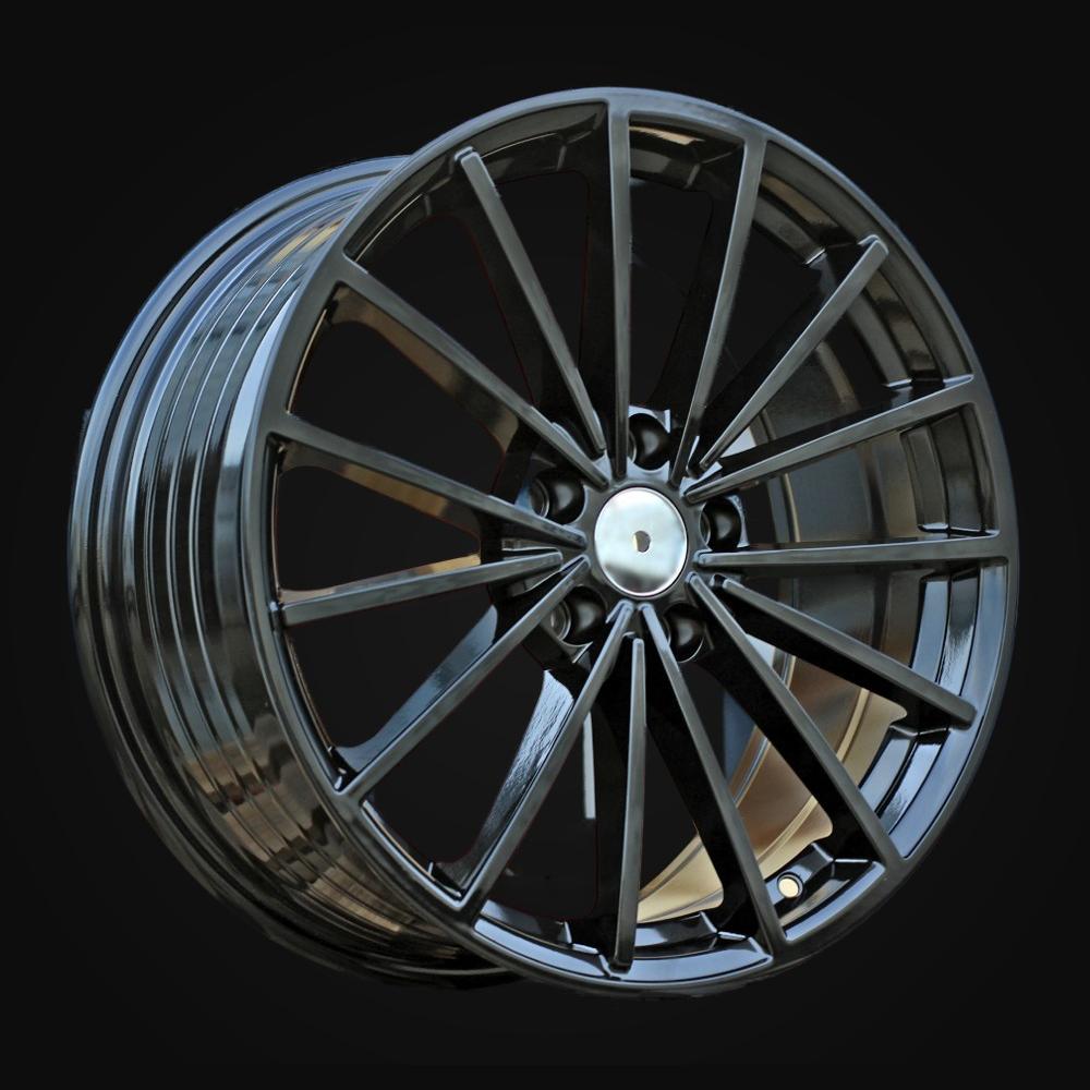 Wheel R18x8J  5X112  ET  45  57.1  I0383  (FBX174J)  Black (BL)  For VW  (A)  (HYBRID FORGED)