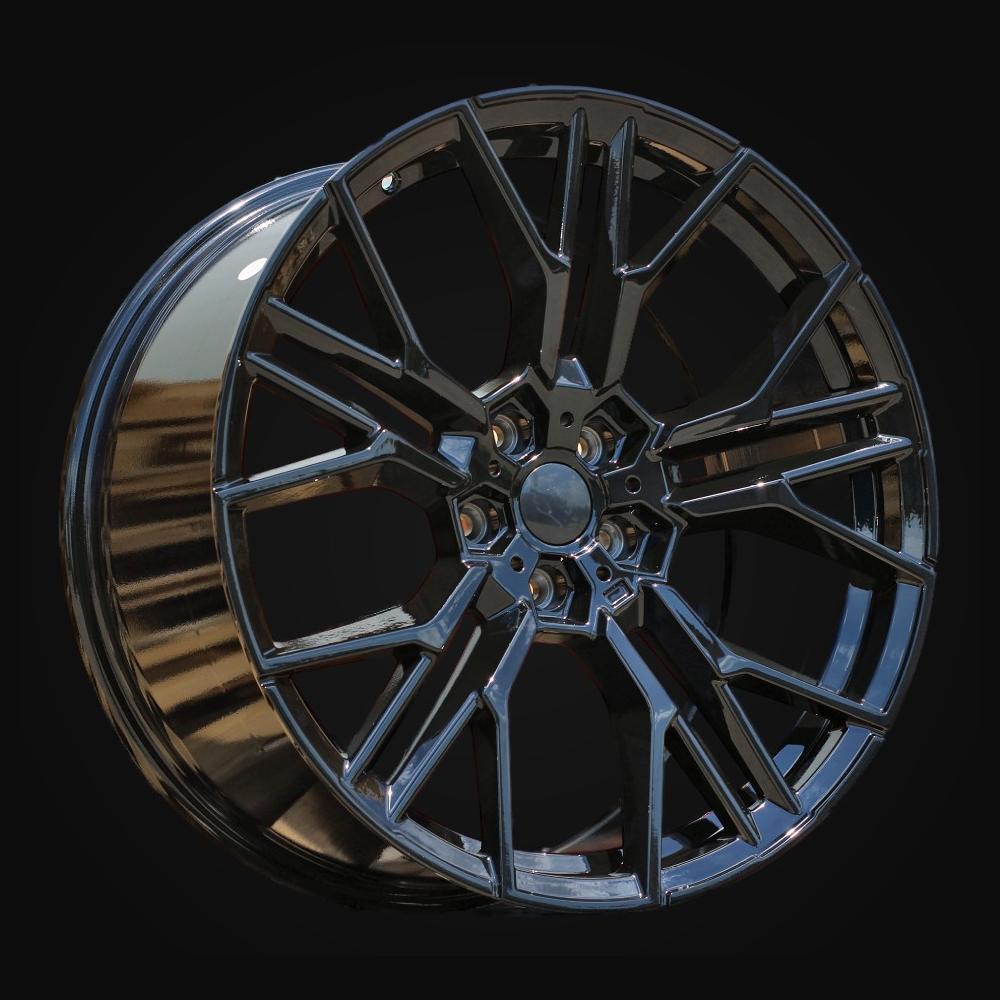 Wheel R20x9.5J  5X112  ET  38  66.6  I0405  Black (BL)  For BMW  (K8+Z5)  (Rear+Front)