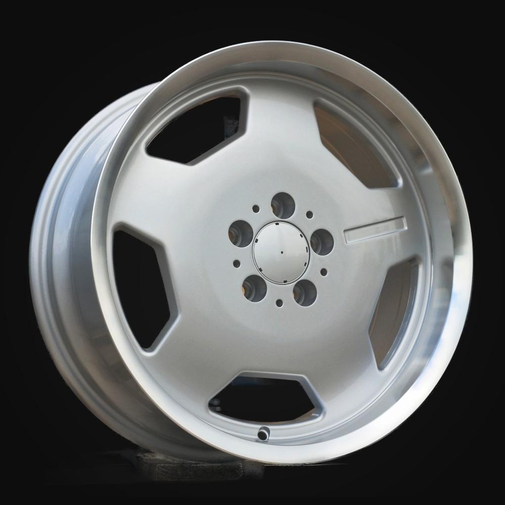 Wheel R19x9.5J  5X112  ET  35  66.6  I5270  (JT149)  Silver+Polished Lip (SP)  For MER  (Z7)  (HYBRID FORGED Rear+Front)