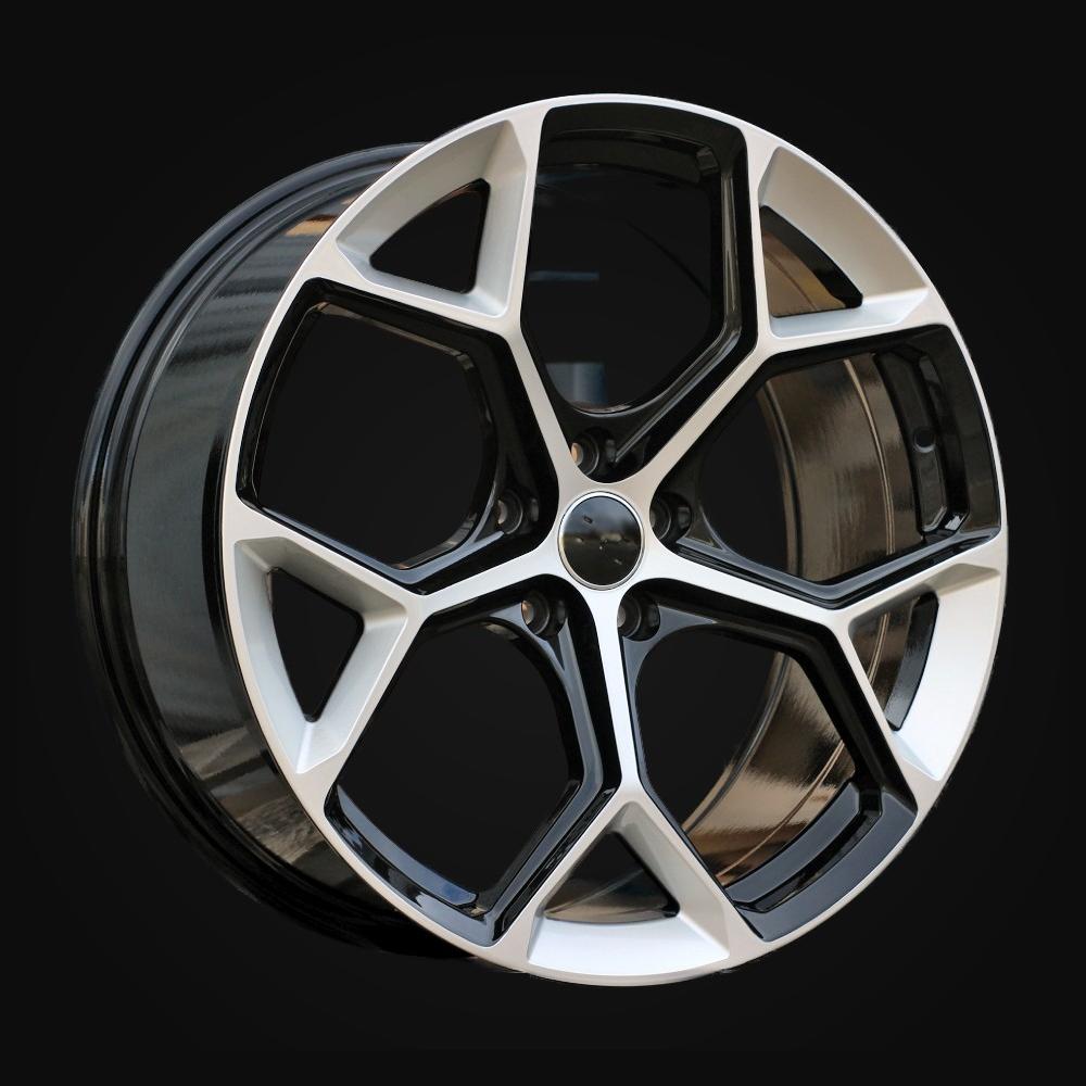 Wheel R22x9.5J  5X112  ET  28  66.5  I5598  (FBX112J)  Silver Shining+Black (SSBL)  For AUD  (P2)  (HYBRID FORGED)