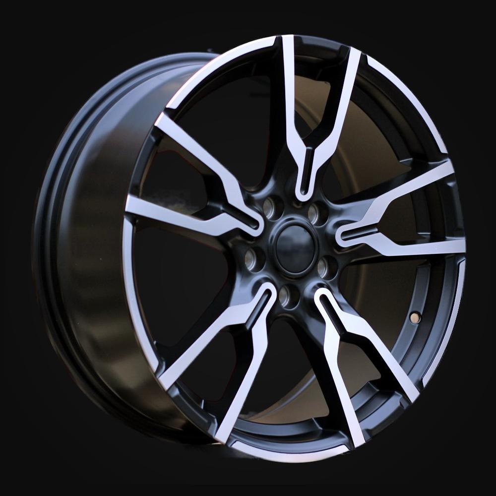 Wheel R18x7.5J  5X112  ET  45  66.6  I5662  Black Polished Half Matt (MBHM)  For BMW  (K7+Z3)  (X1J/X2J/MINI)