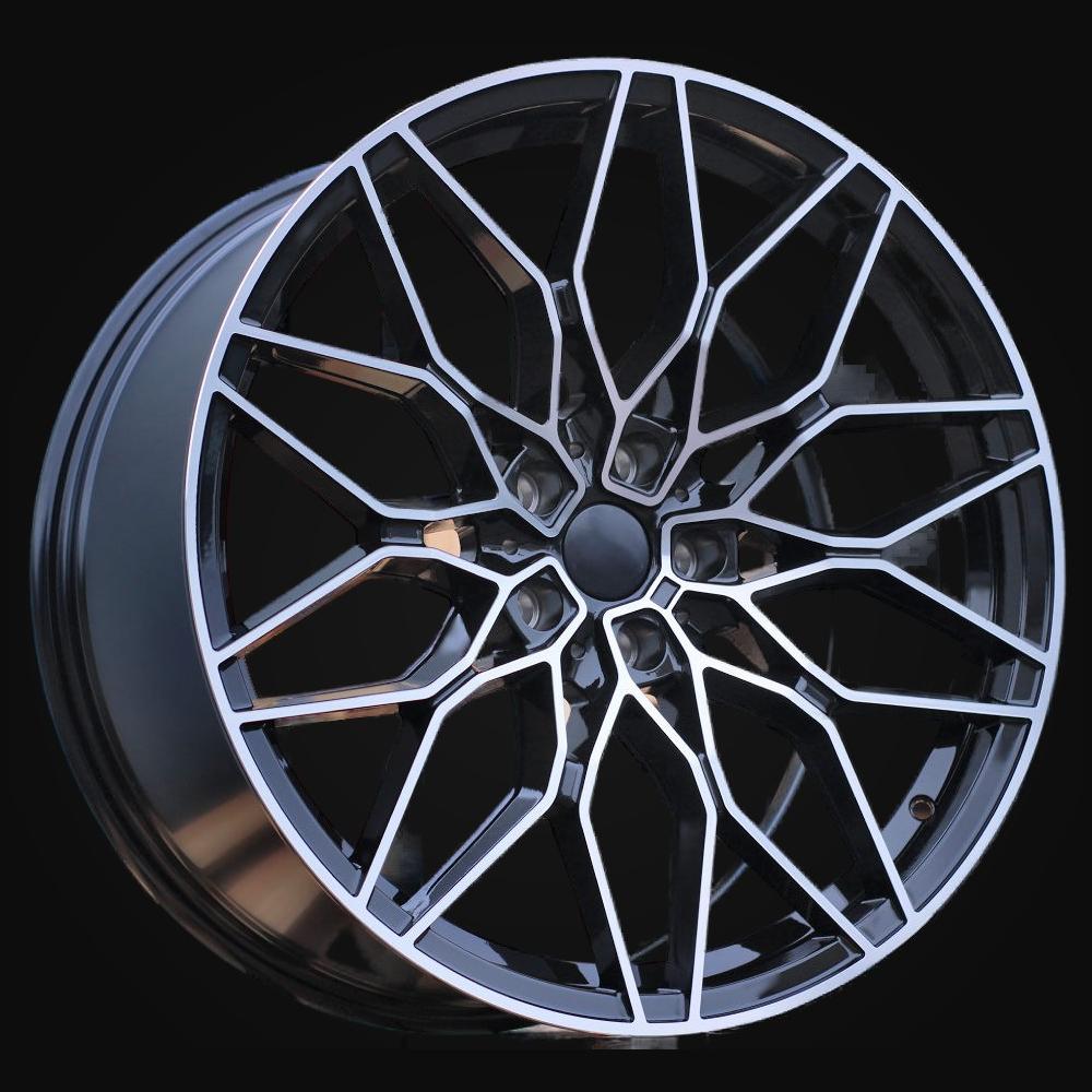 Wheel R20x9.5J  5X112  ET  38  66.6  IN292  Black Polished (MB)  For BMW  (K7)  (Rear+Front)