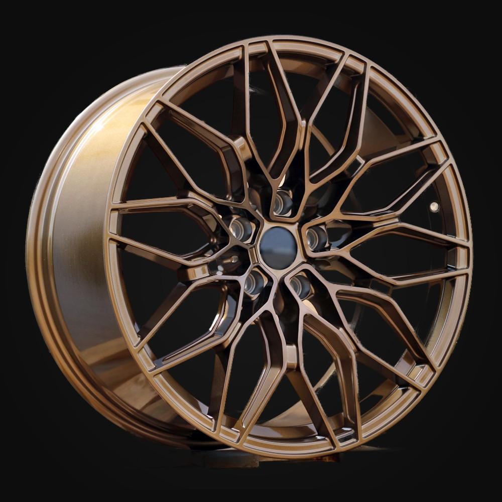 Wheel R20x9.5J  5X120  ET  38  72.6  IN292  (FBX250J)  Bronze (YY)  For BMW  (Z5+P1)  (HYBRID FORGED Rear+Front)