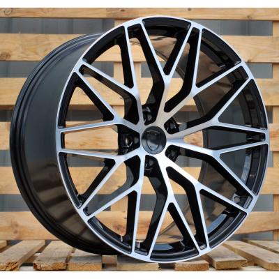 Ratlankis R21x11J  5X130J  ET  58  71.6  3S1067  (IN3082F)  Black Polished (MB)  For PORCH  (Z5+Z6)  (HYBRID FORGED Rear+Front)