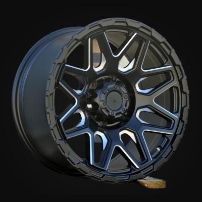 Wheel R17x9J  6X139.7  ET  0  110.1  JT257  Black Matt (BM)  For 4X4  (K3)  (MB+Milling Spoke)