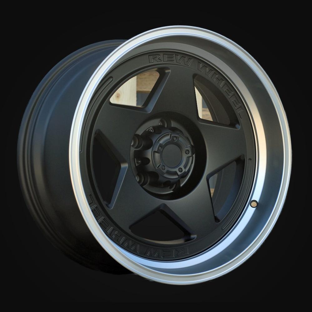 Wheel R17x9J  6X114.3  ET  0  66.1  JT274  Black Matt (BM)  For 4X4  (K3)  (MB+MACHINE LIP)