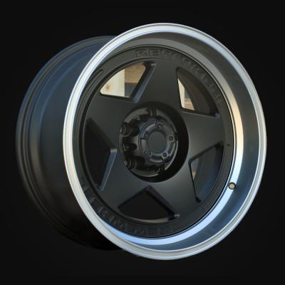 Wheel R18x9J  5X127  ET  M12  71.5  JT274  Black Matt (BM)  For 4X4  (K3)  (MB+MACHINE LIP)