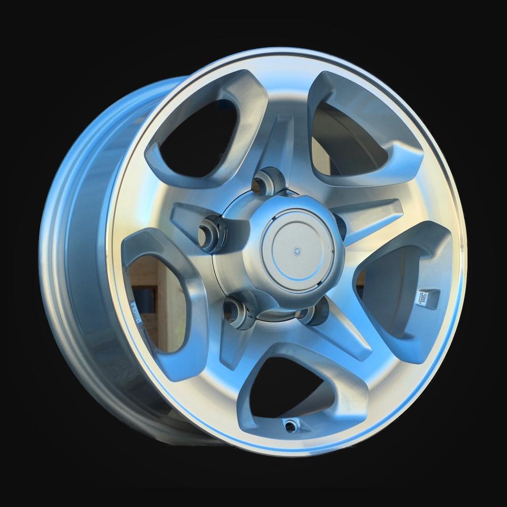 Wheel R16x7J  5X150  ET  0  110.1  JT296  Machined Silver (MS)  For 4X4  (K3)