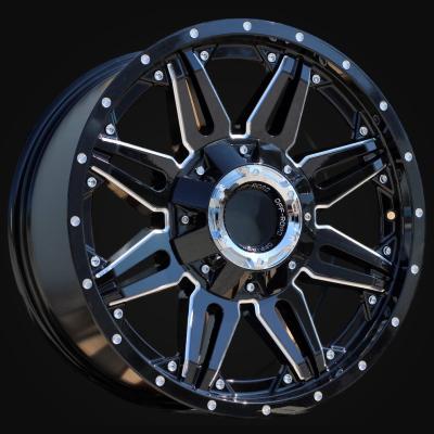 Wheel R20x9J  10X114/127  ET  0  87.1  L1447  Black (BL)  For 4X4  (K3)  (Milling)