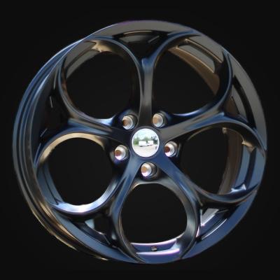 Wheel R18x8J  5X110  ET  33  65.1  L1664  (1664188010S)  Black Half Matt (BLHM)  For ALFA  (Z5+P1)
