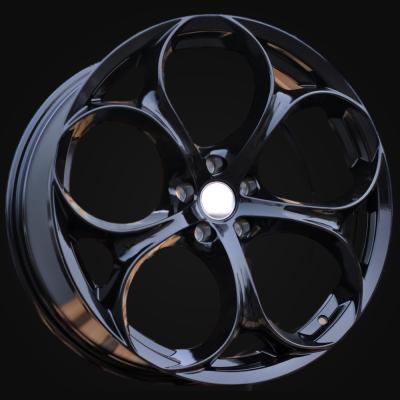 Wheel R19x9J  5X110  ET  34  65.1  L1664  Black (BL)  For ALFA  (P1)  (REAR+FRONT)