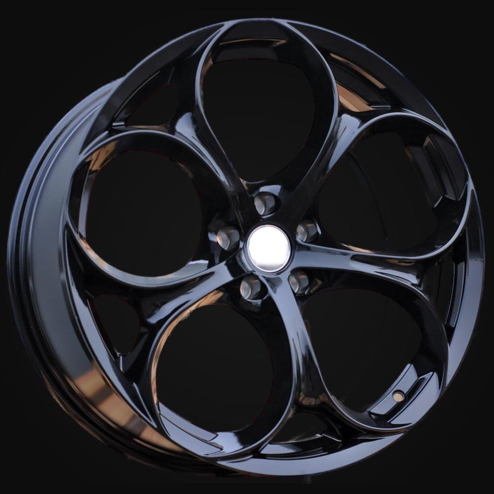 Wheel R18x8J  5X110  ET  33  65.1  L1664  (YF5707)  Black (BL)  For ALFA  (Z6)  (HYBRID FORGED (ET32))