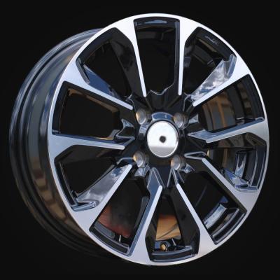 Wheel R16x6J  4X100  ET  42  60.1  L1666  Black Polished (MB)  For RACIN  (R)