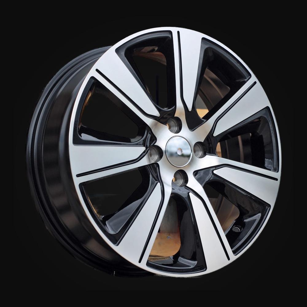 Wheel R17x6.5J  4X100  ET  45  60.1  L1671  Black Polished (MB)  For RACIN  (P1)