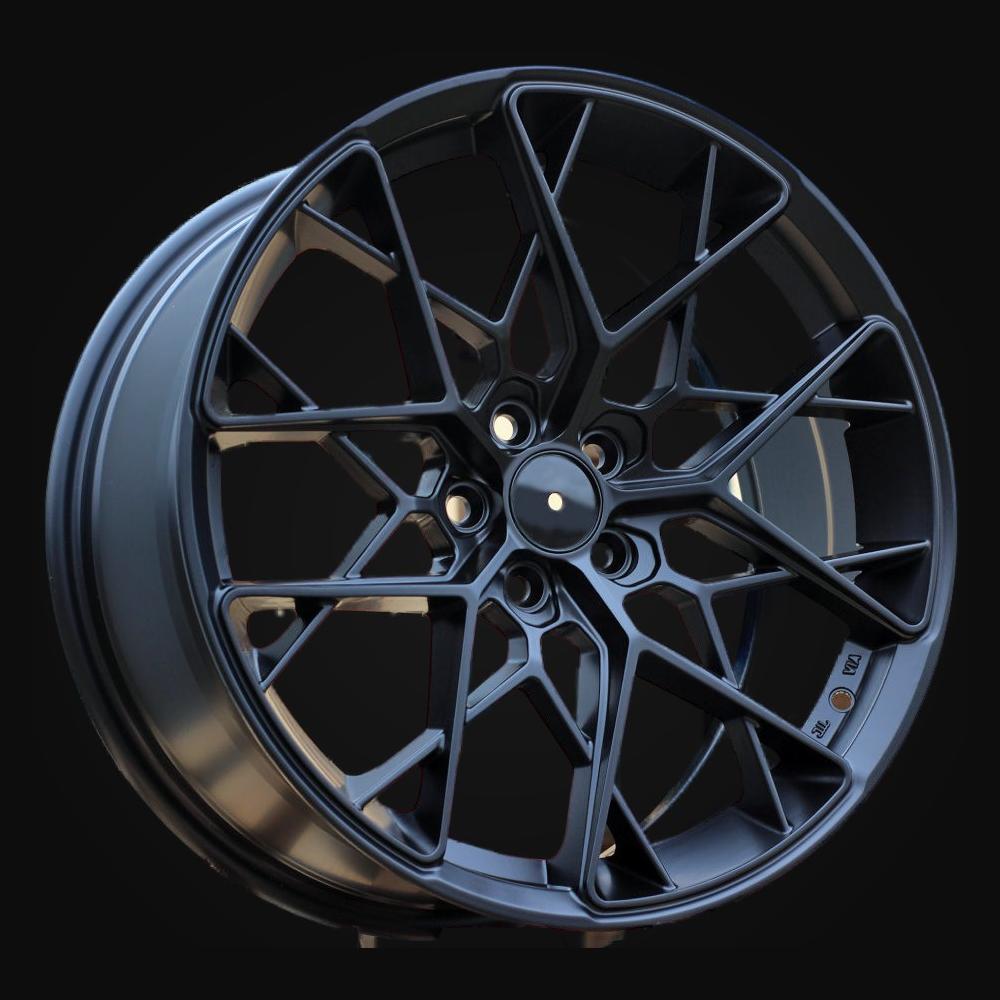 Wheel R18x8J  5X120  ET  35  72.6  Q1131  (FBX049J)  Black Matt (BM)  For RACIN  (K7)  (HYBRID FORGED Style HRE)