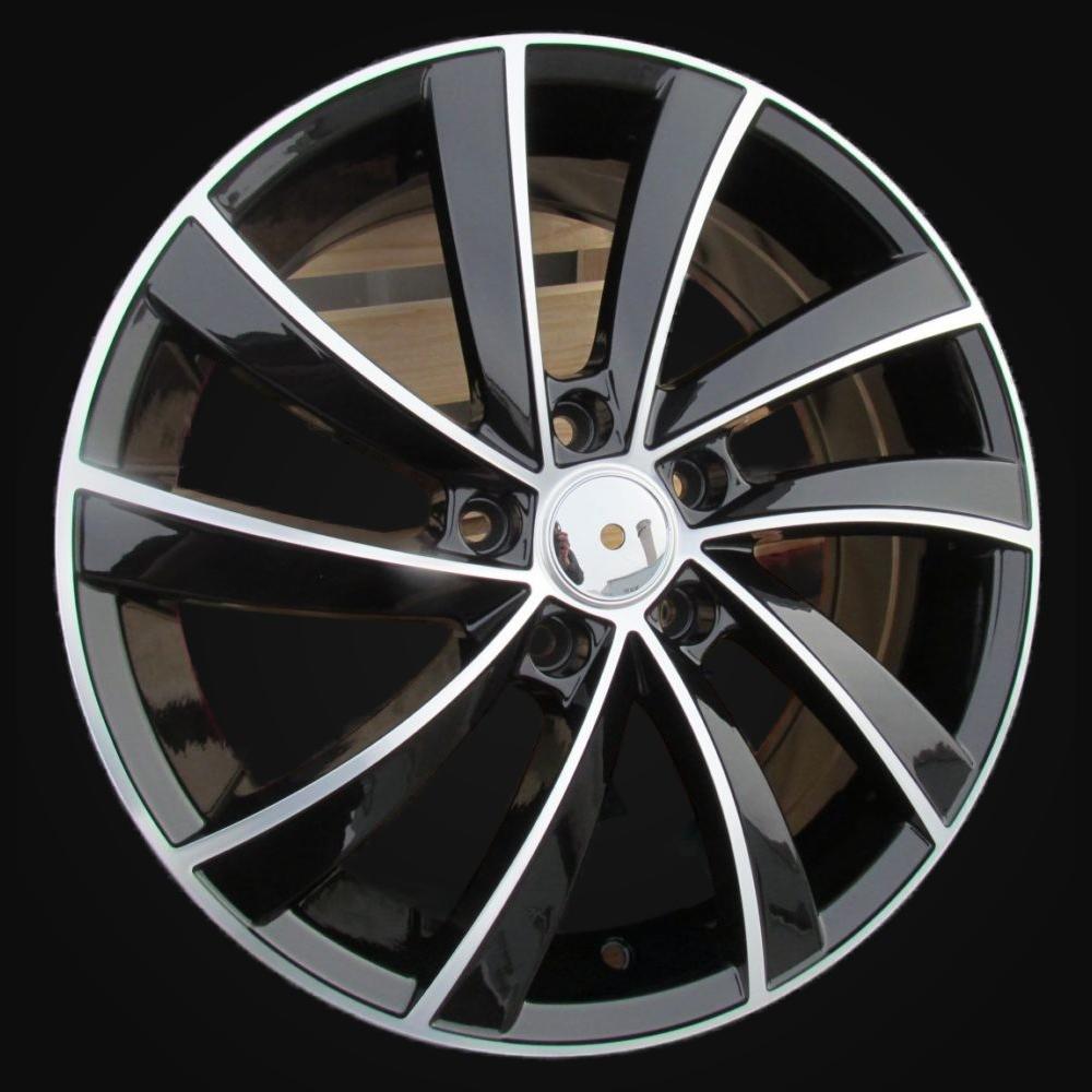 Wheel R18x7.5J  5X112  ET  51  57.1  SK523  (BK5290)  Black Polished (MB)  For SKODA  (K4)