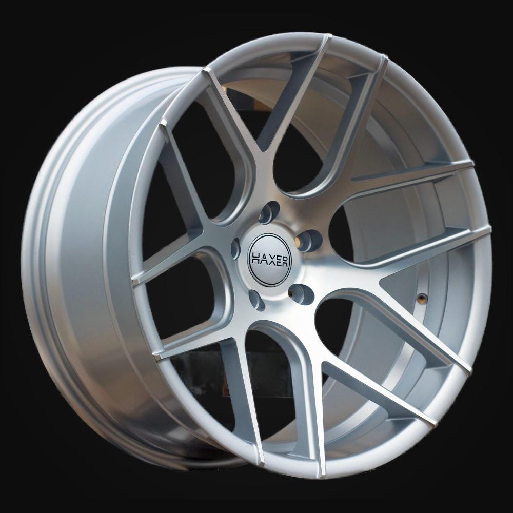 Wheel R20x10J  5X120  ET  0  74.1  SSA03  (HX022J)  Polished Silver Half Matt (MSHM)  For HAXER  (P)  (Rear+Front)