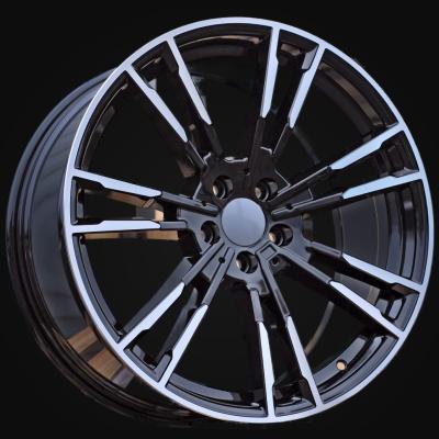 Ratlankis R19x8.5J  5X120  ET  30  72.6  A7065  (BY1356)  Black Polished (MB)  For BMW  (Z1)  (Rear+Front)