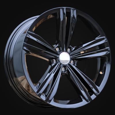 Wheel R19x8.5J  5X112  ET  38  57.1  X006J  Black (BL)  For VW  (P1+K4)