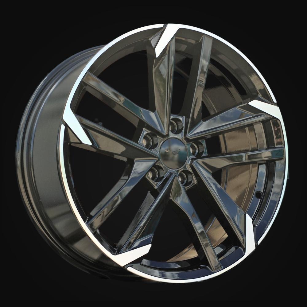 Wheel R17x7.5J  5X108  ET  44  65.1  XE170  Black Polished (MB)  For PEUG  (K4)