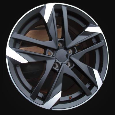 Wheel R17x7.5J  4X108  ET  25  65.1  XE170  (BK5788)  Black Polished Half Matt (MBHM)  For PEUG  (K2+M)