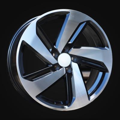 Wheel R17x7.5J  5X100  ET  45  57.1  XE271  (BK5503)  Black Polished (MB)  For VW  (P)  ((AKC 65 Eur))