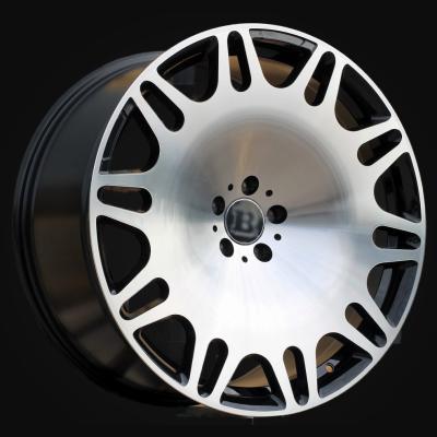 Wheel R22x9J  5X112  ET  32  66.6  XE629  Black Polished (MB)  For MER  (K4+P1)  (HYBRID FORGED New BRABUS (Front+Rear))