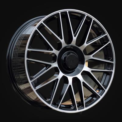 Wheel R20x9.5J  5X112  ET  45  66.6  Y0207  (FBX161J)  Black Polished (MB)  For MER  (K3)  (HYBRID FORGED Rear+Front)