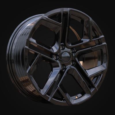 Wheel R19x8.5J  5X112  ET  38  57.1  Y1243  (YF5667)  Black (BL)  For VW  (M)  (HYBRID FORGED)