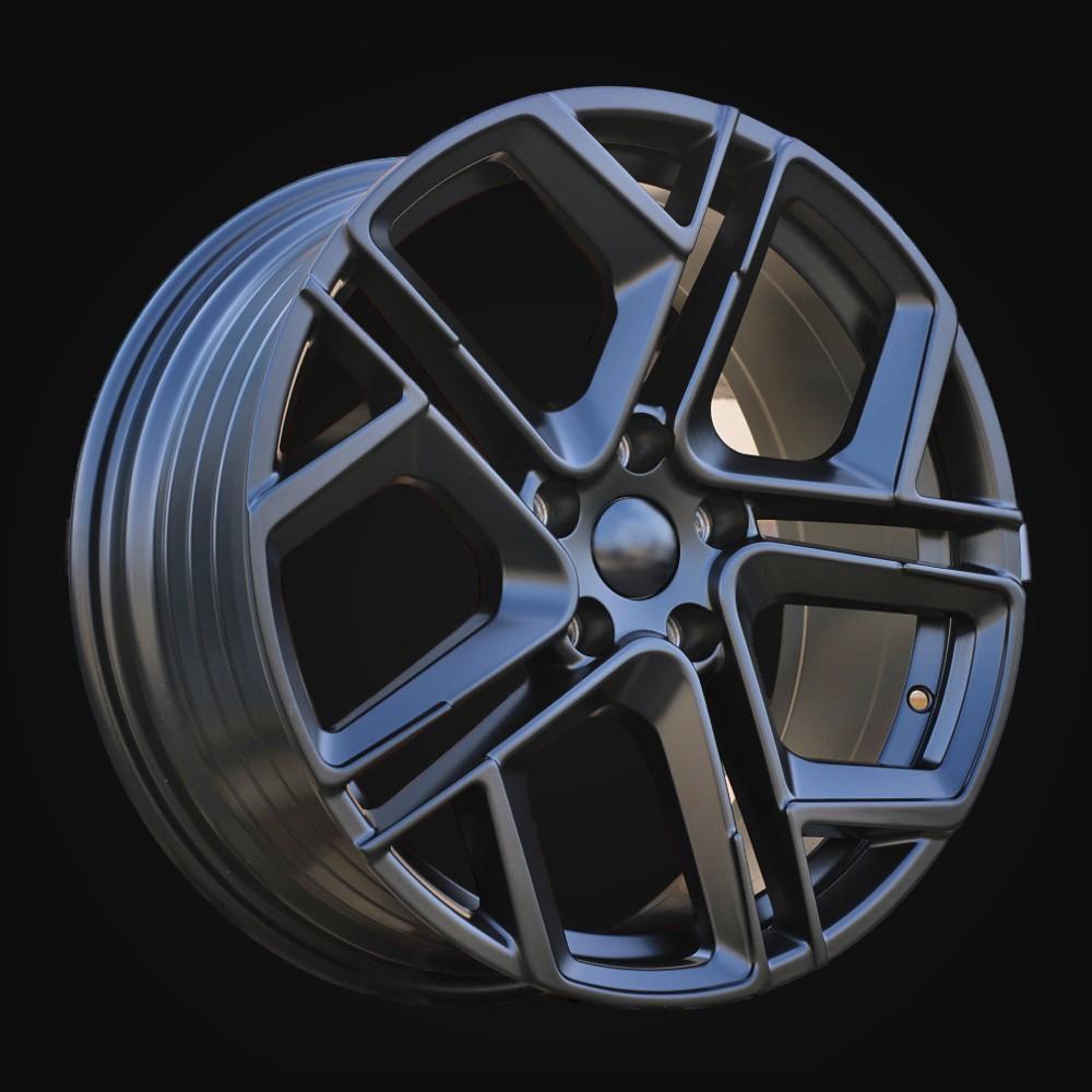 Wheel R18x7.5J  5X112  ET  40  57.1  Y1243  (YF5667)  Black Half Matt (BLHM)  For VW  (M)  (HYBRID FORGED)