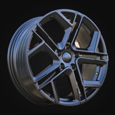 Wheel R18x7.5J  5X112  ET  40  57.1  Y1243  (YF5667)  Black Half Matt (BLHM)  For VW  (M)  (HYBRID FORGED)