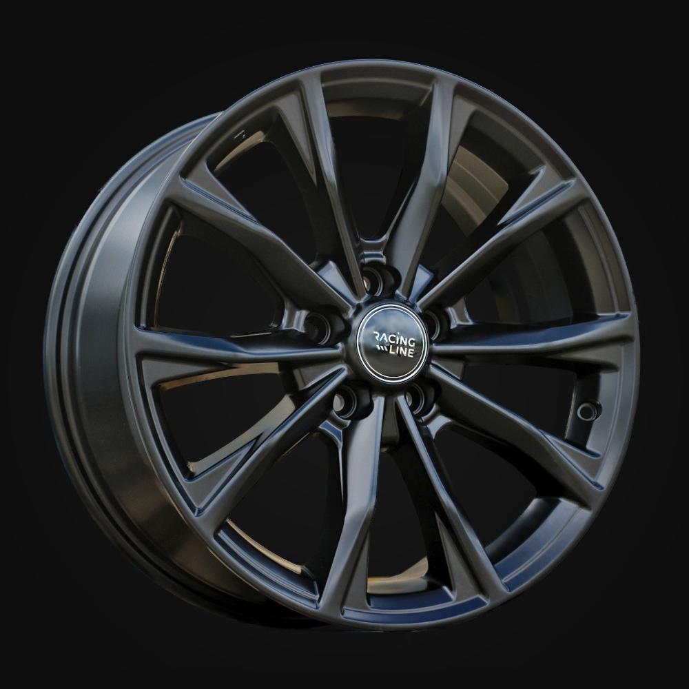 Wheel R18x7.5J  5X114.3  ET  40  64.1  Y1351  Black Half Matt (BLHM)  For HOND  (P)